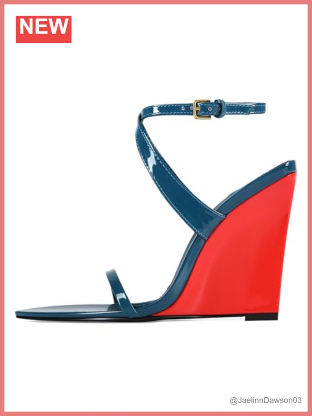 Strappy Wedge Sandals Women Heeled Open Toe PU